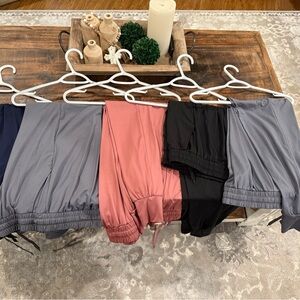 Women’s Joggers size medium
Blue/black/dusty rose and gray times 2
10 for all